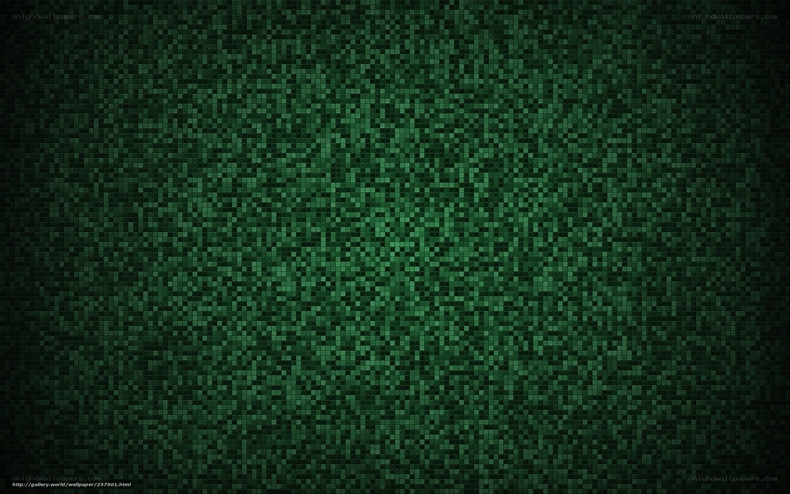 green pixelated pattern