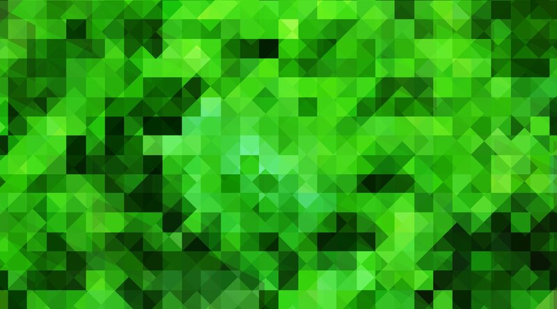 Green Pixelated Pattern — Calm