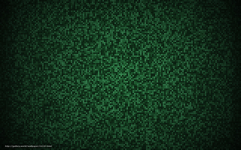 green pixelated pattern