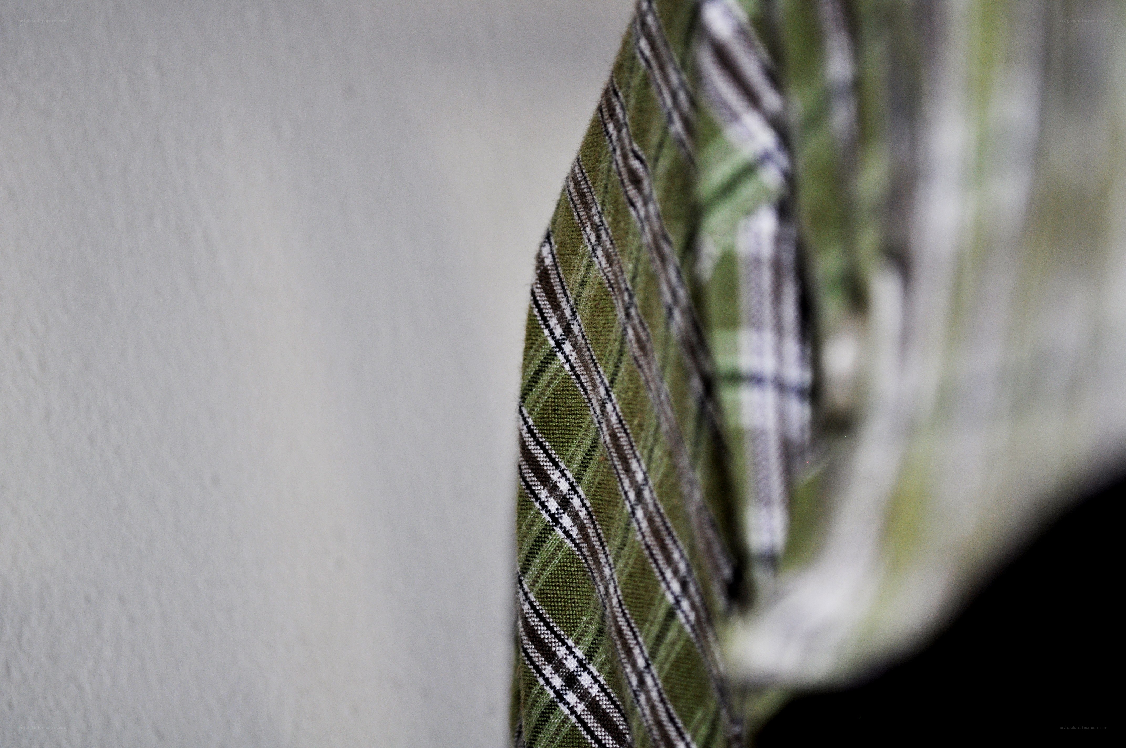 green plaid shirt fabric