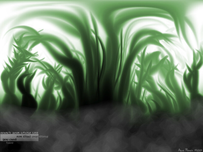 green plant abstract art