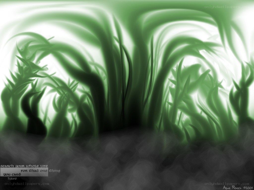 green plant abstract art