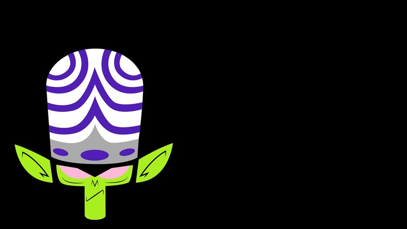 Green Plant-like Character — Black