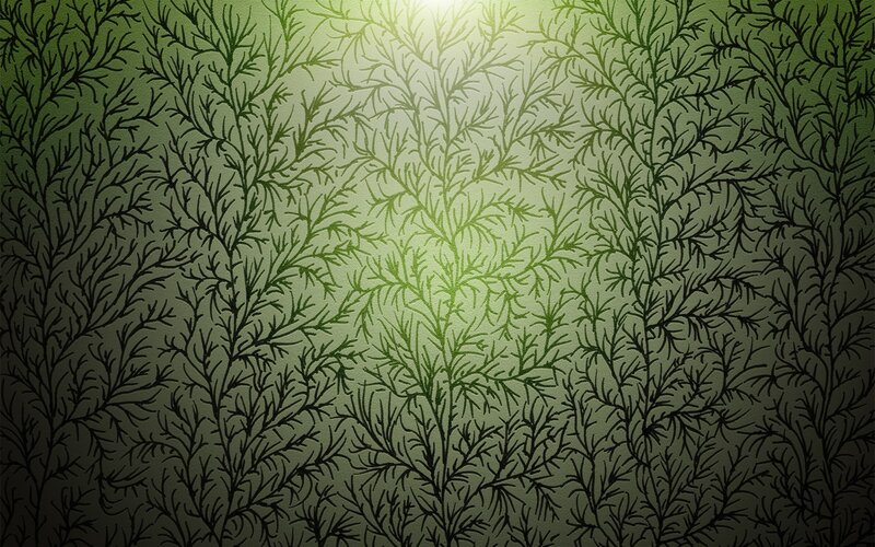green plant pattern background