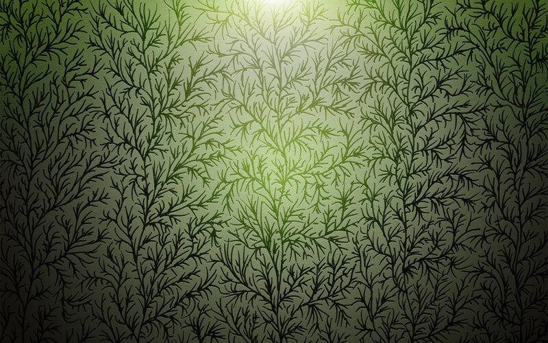 green plant pattern background