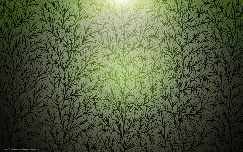 green plant pattern wallpaper