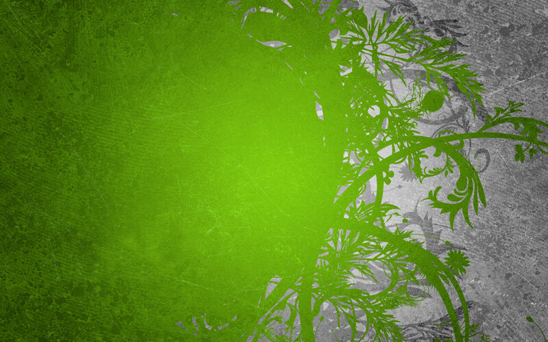 green plant silhouette background