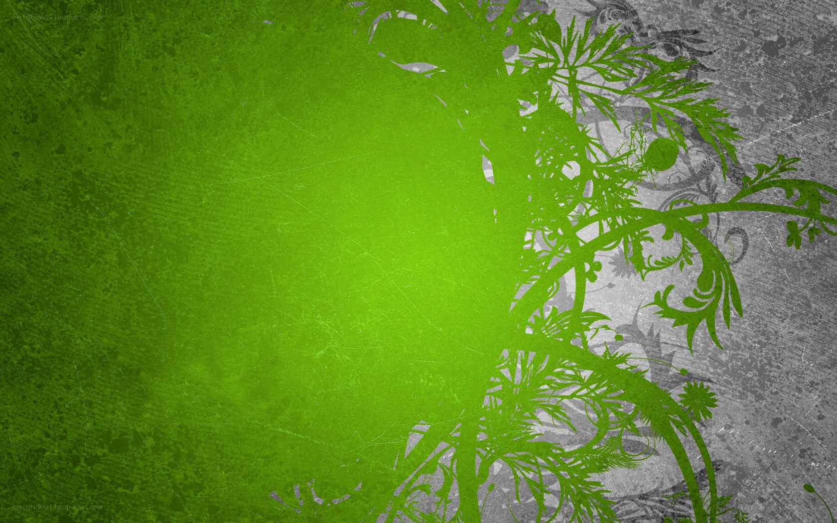 green plant silhouette background