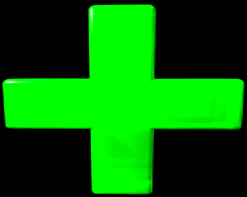 Green Plus Sign