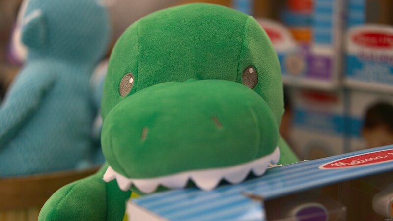Green Plush Dinosaur