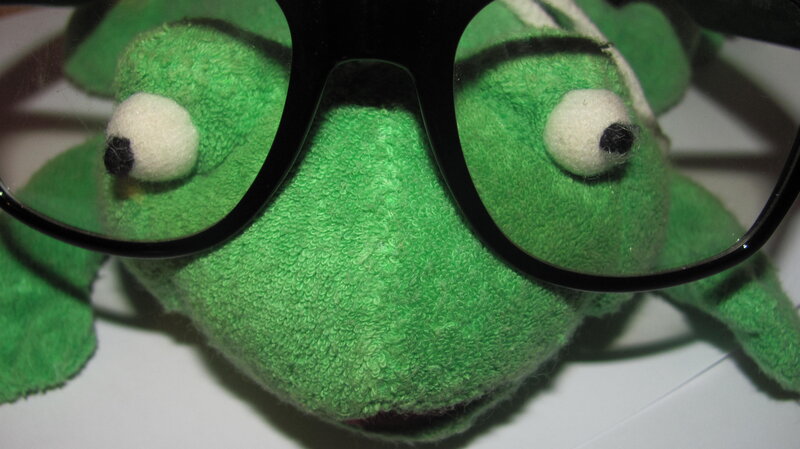 Green Plush Frog