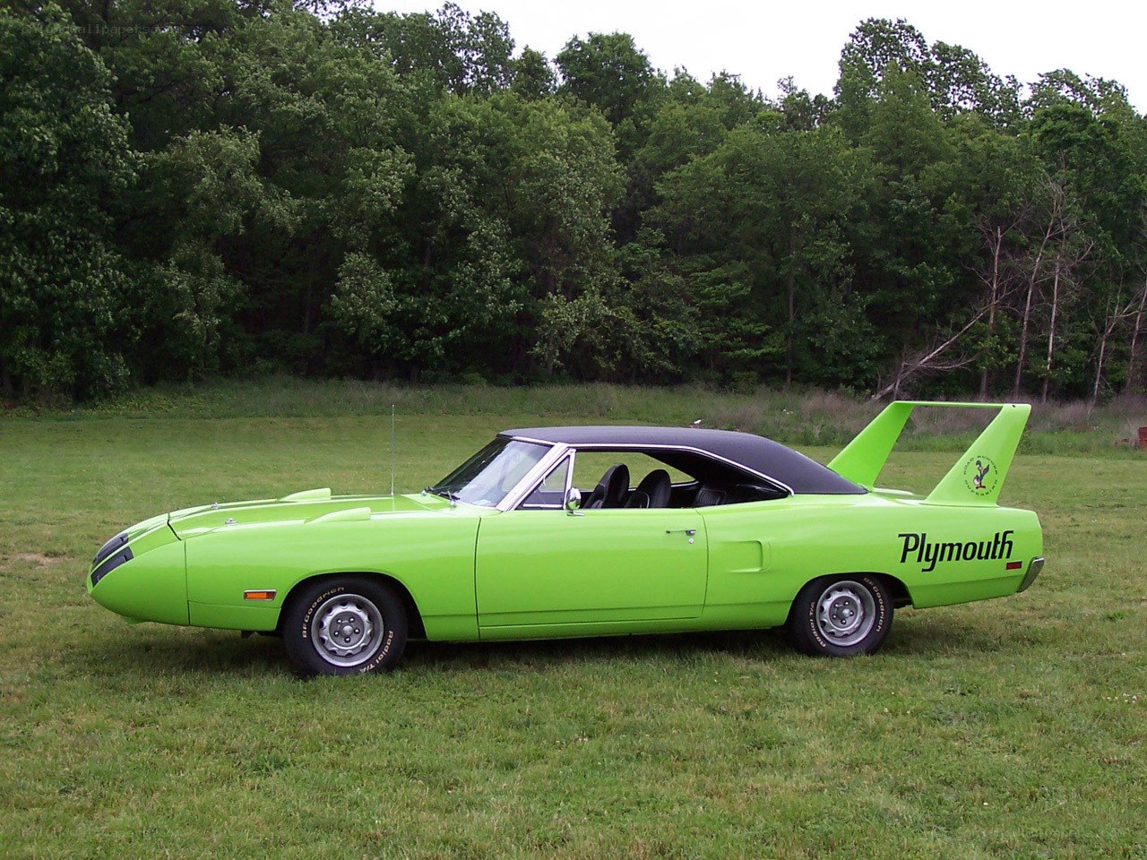 Green Plymouth Superbird