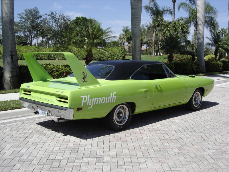 Green Plymouth Superbird