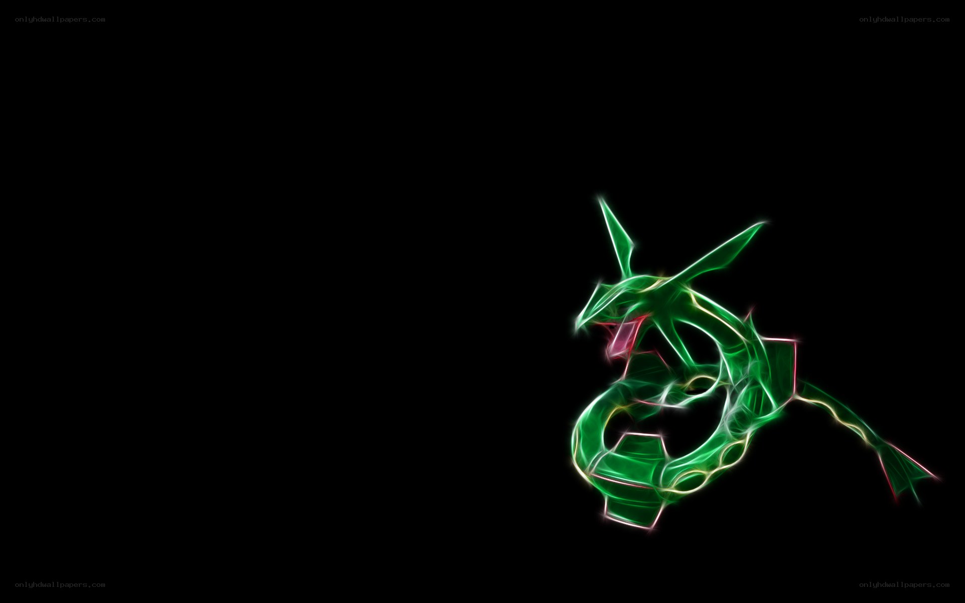 Green Pokémon outline