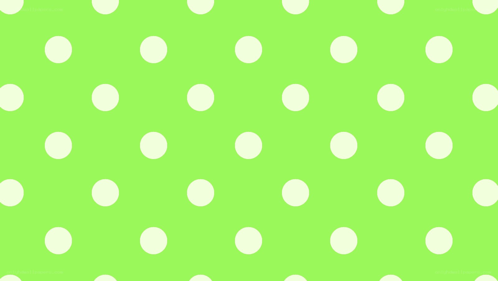 green polka dot pattern