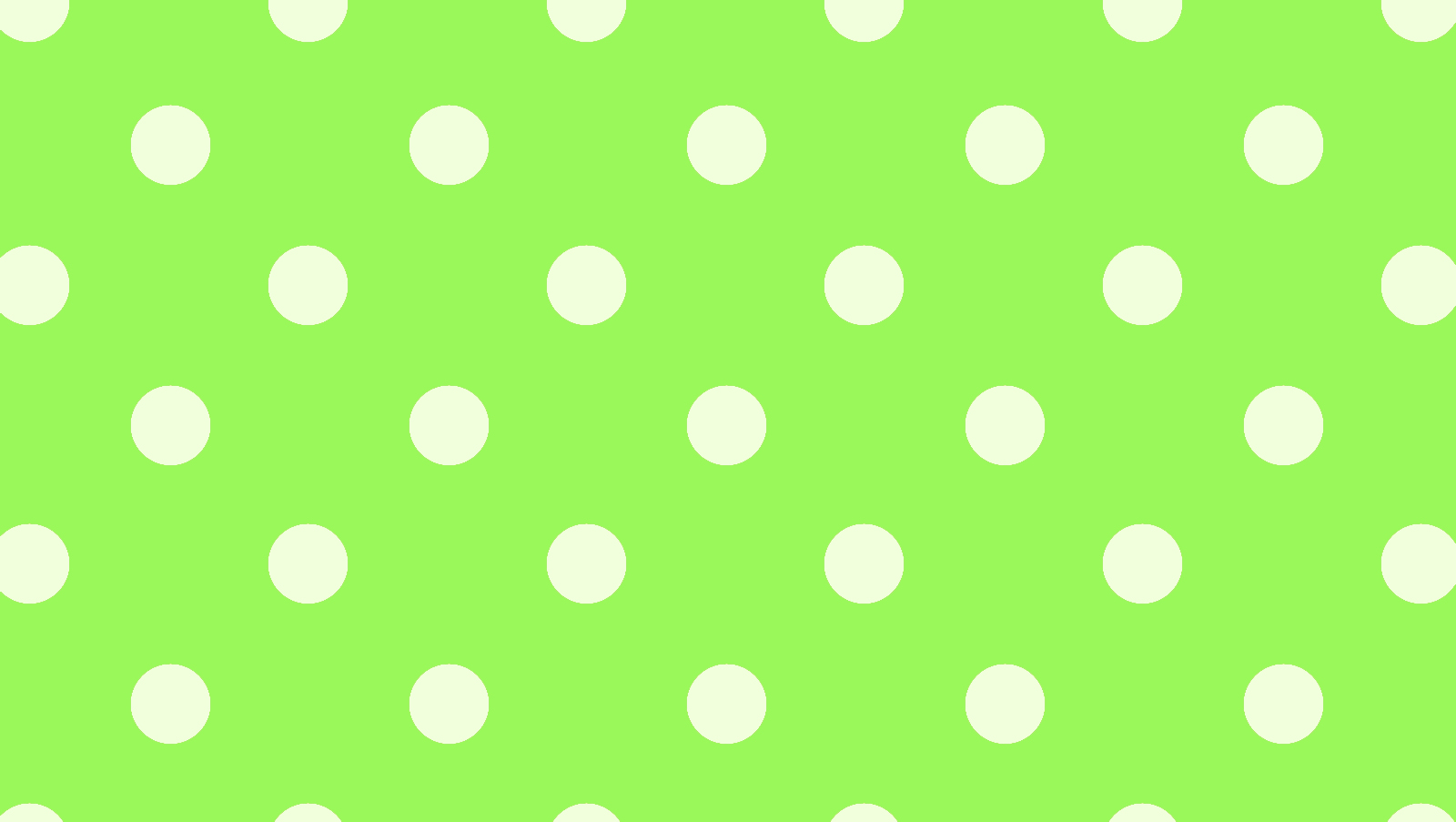 green polka dot pattern