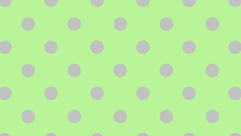 green polka dot pattern