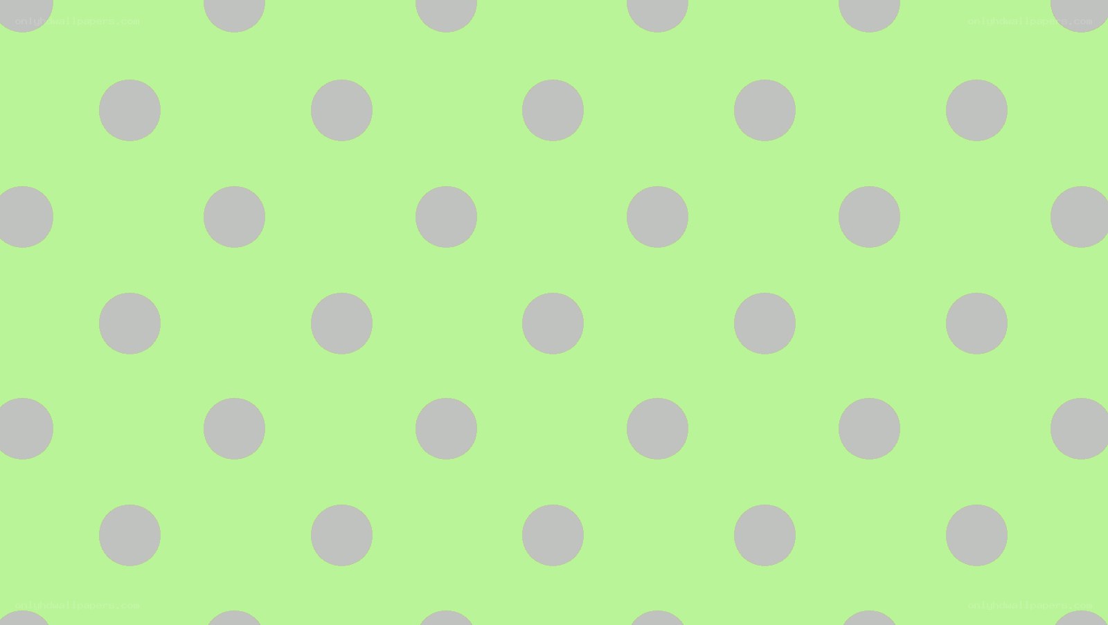 green polka dot pattern