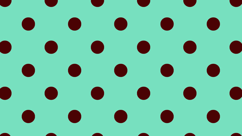green polka dot pattern