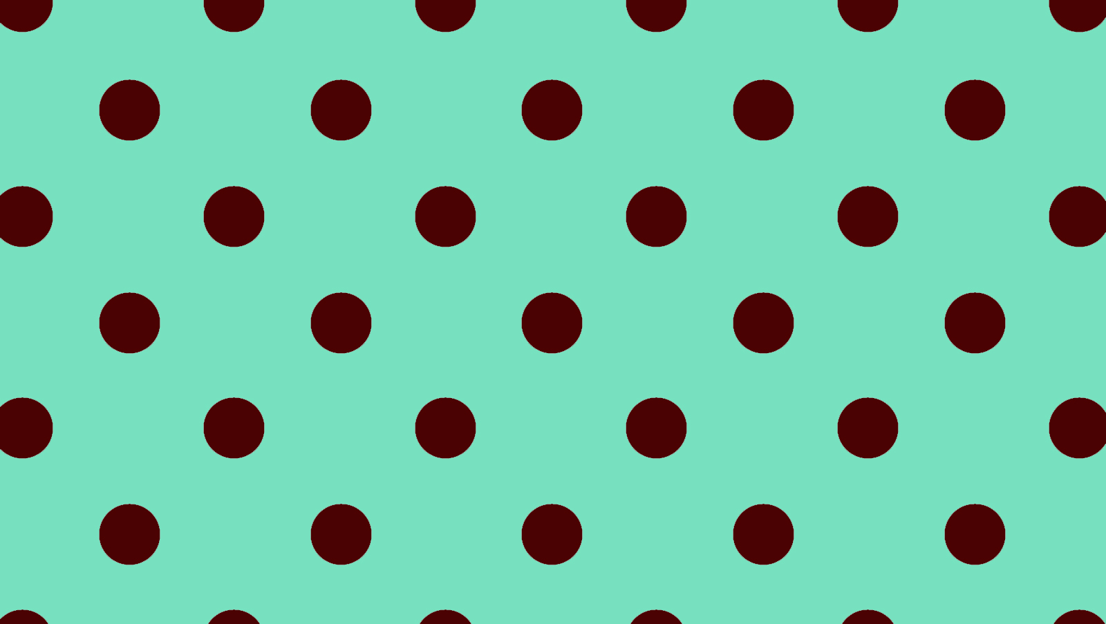 green polka dot pattern