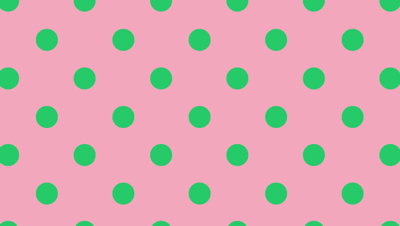 Green Polka Dots