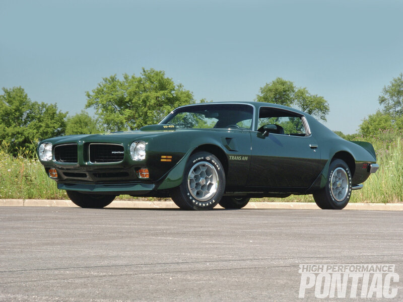 Green Pontiac Trans Am
