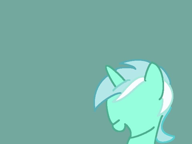 green pony head profile