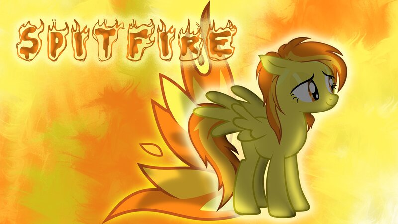 Green Pony with Fire