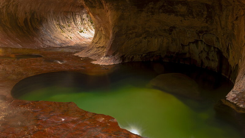 Green Pool in Cave