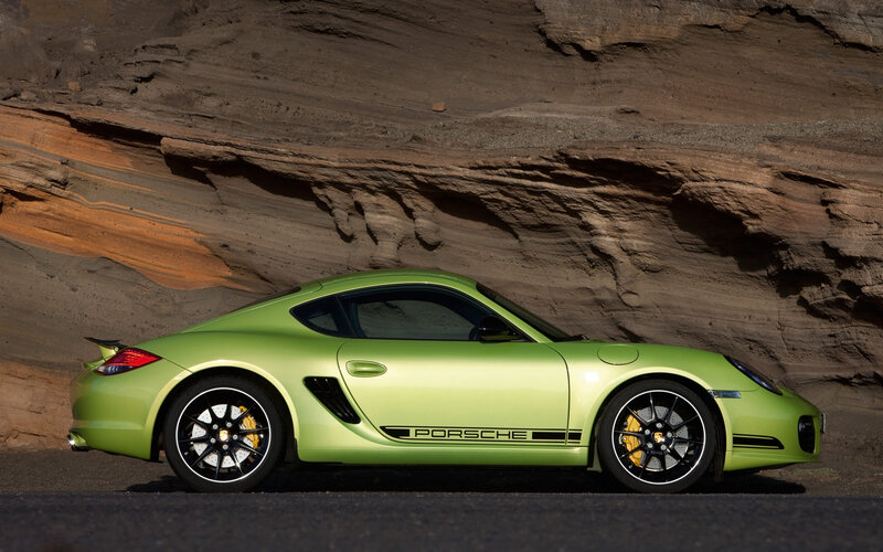 Green Porsche Car — Lime Green