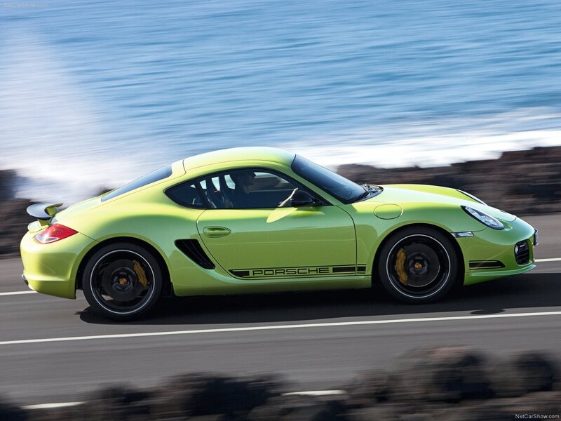 green porsche sports car