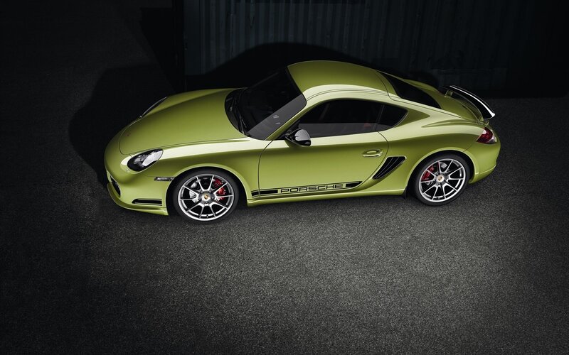 green porsche sports car