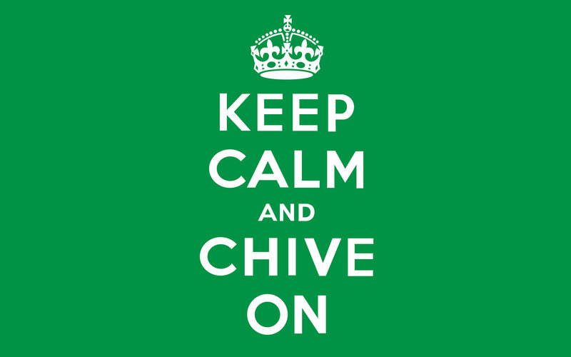 Green Poster with Text