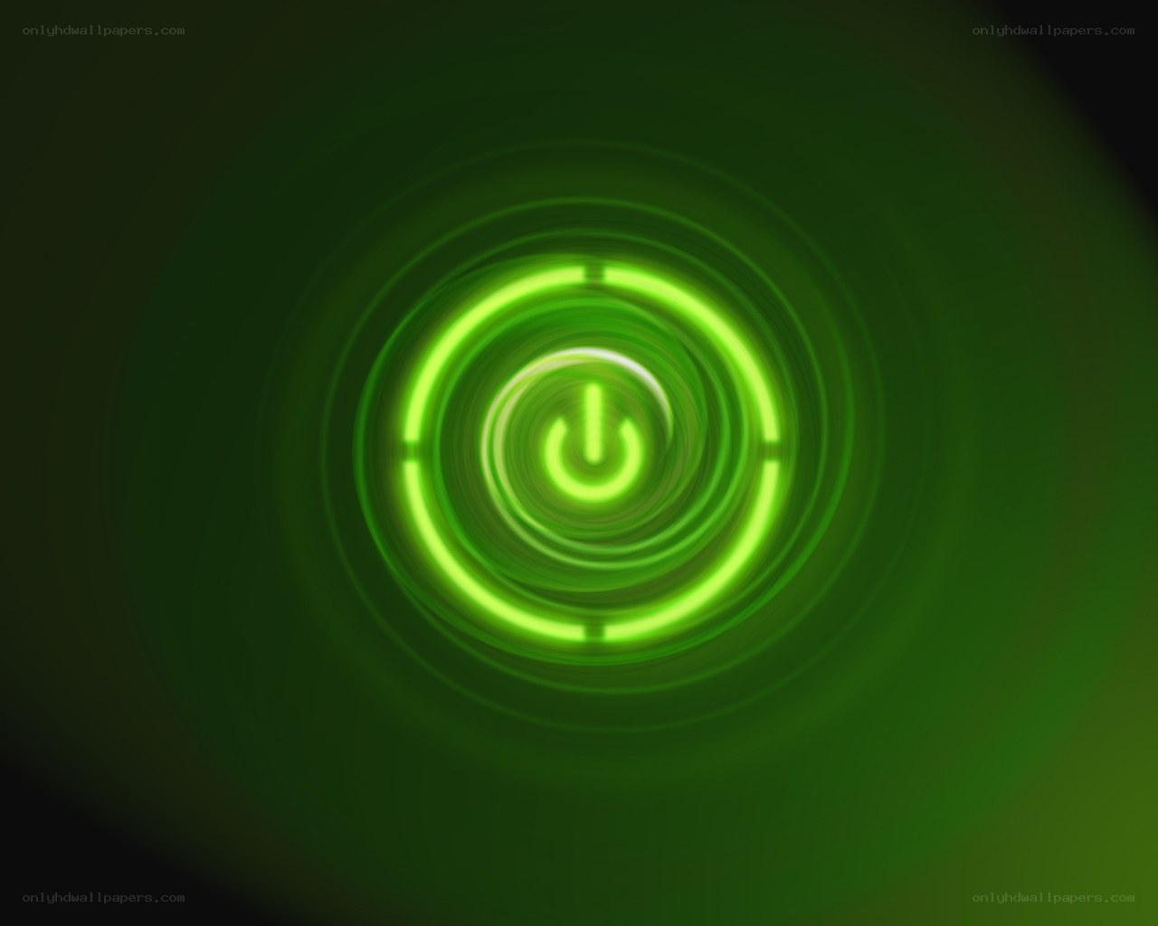 green power symbol animation