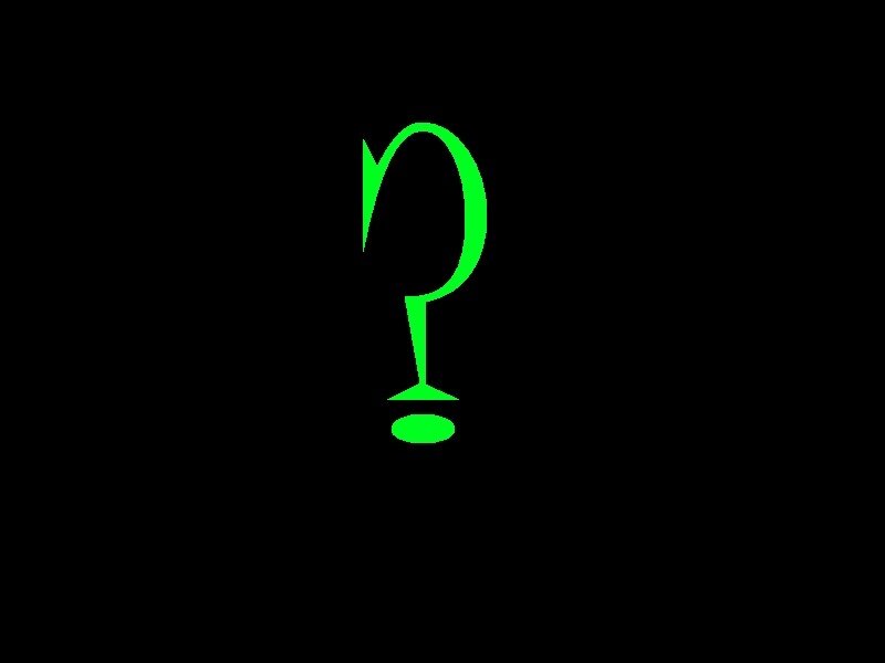 Green Question Mark Symbol