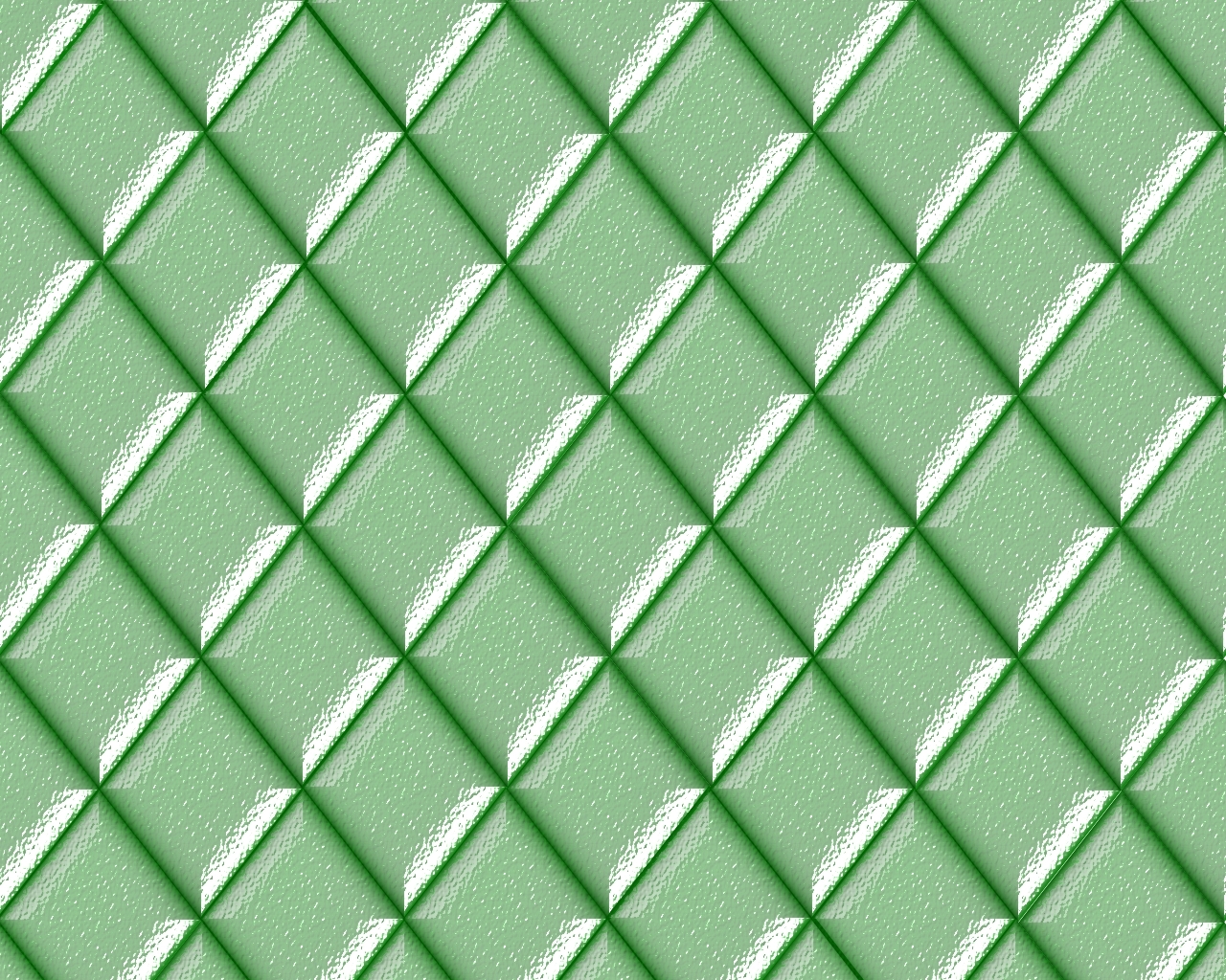 green quilted pattern