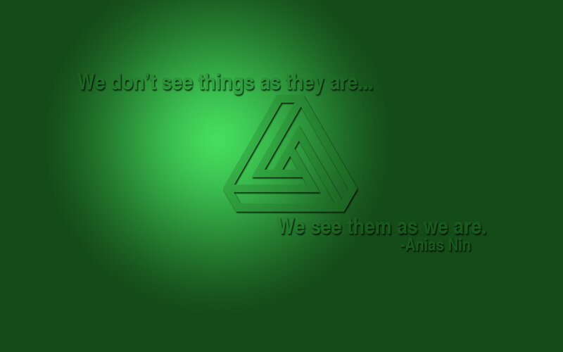 green quote wallpaper