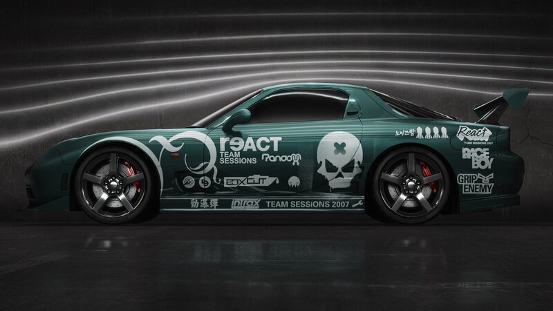 Green Race Car — Dramatic, 3d Render