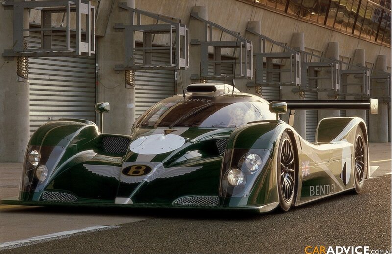 Green Race Car — Dramatic, Afternoon