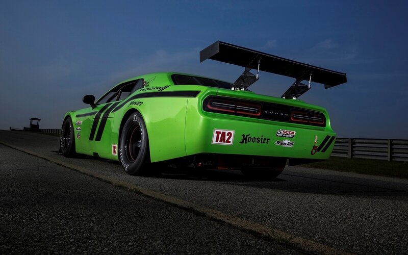 Green Race Car — Dramatic, Night, Photograph