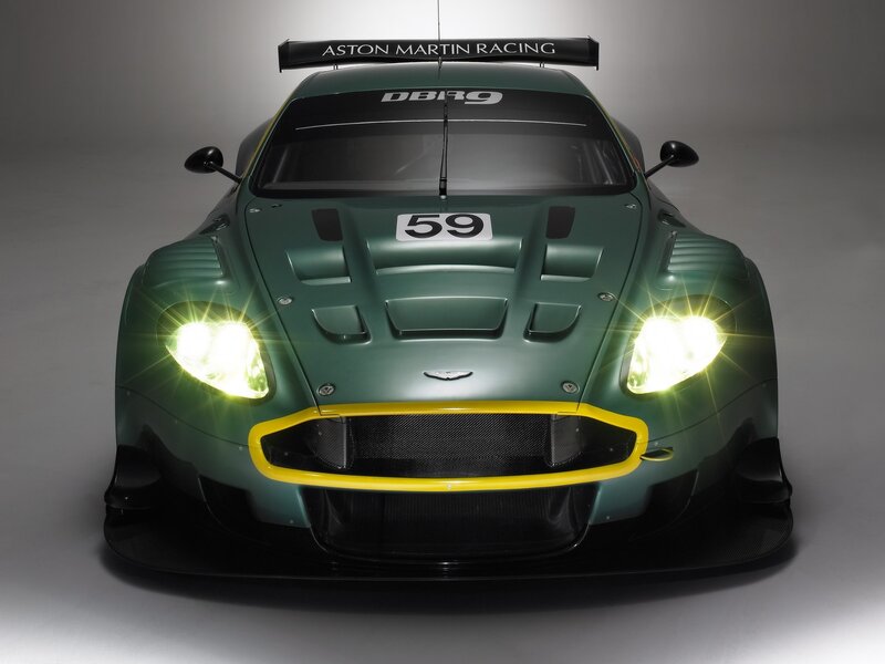 Green Race Car — Dramatic, Photograph, Race Car, Headlights