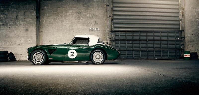 Green Race Car — Dramatic, Photograph, Tires