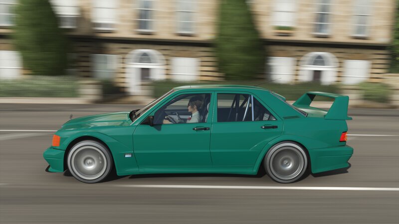 Green Race Car — Dynamic, Afternoon, 3d Render, Driver