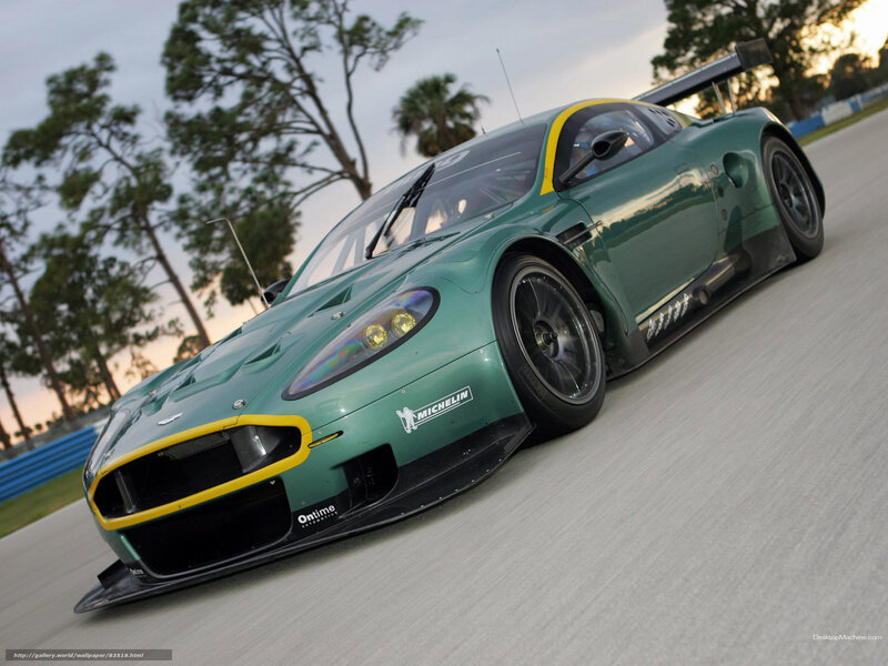 Green Race Car — Dynamic, Sunset