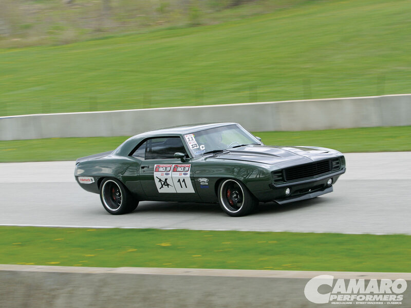 Green Race Car — Dynamic