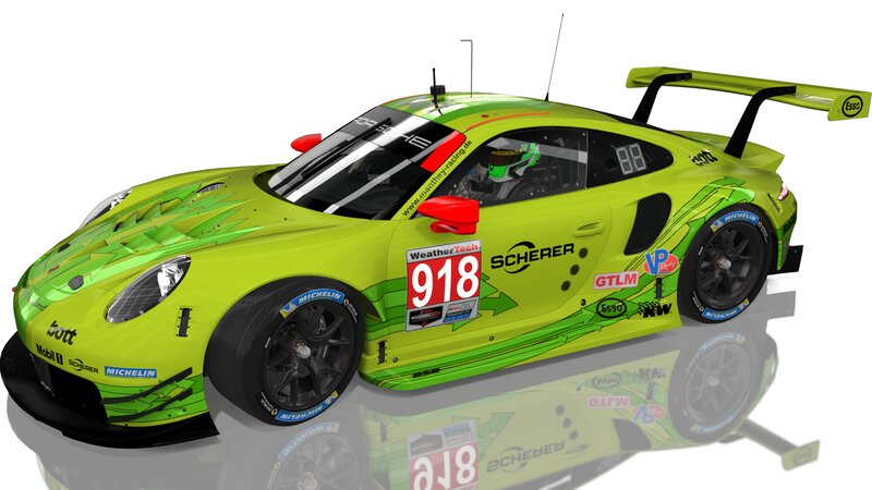 Green Race Car — Lime Green, Competitive