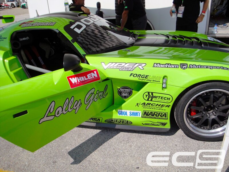 Green Race Car — Lime Green