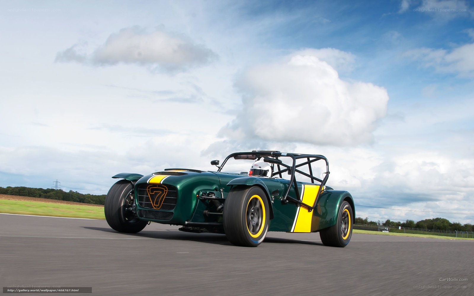 green race car on track