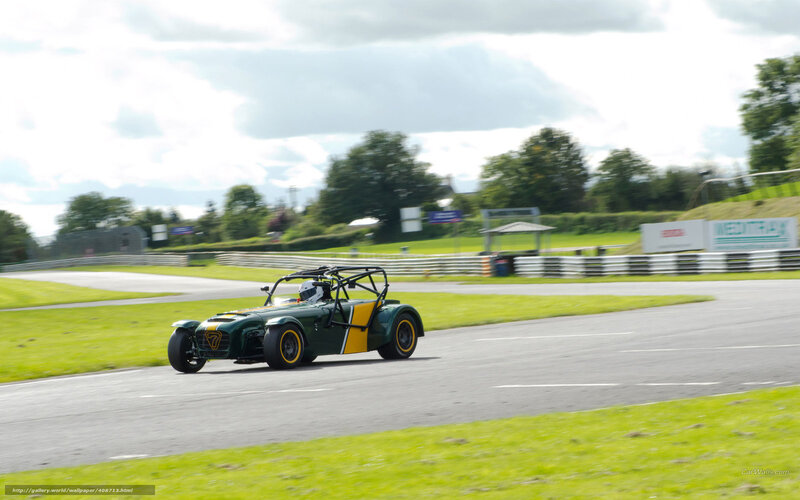 Green Race Car on Track — Active, Afternoon, Photograph, Driver
