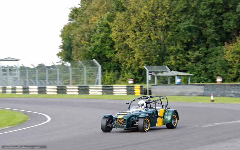 Green Race Car on Track — Active, Afternoon, Photograph